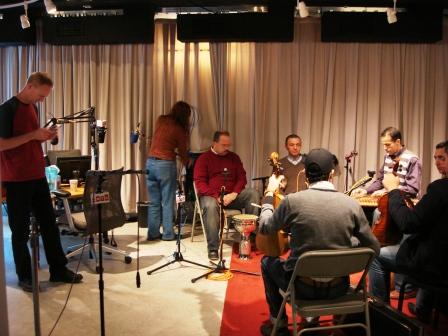 Orchestra of Tetouan in studio